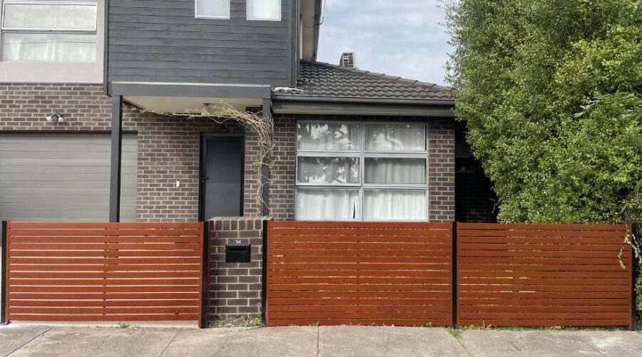 Wood-Look Aluminium Fencing in melbourne