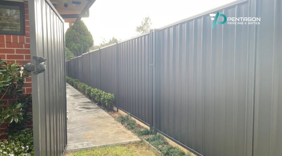 Boundary Fence - Colorbond fencing