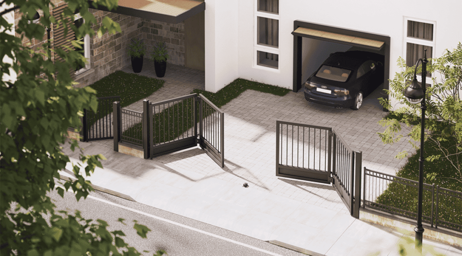 BiFold swing gate Installation