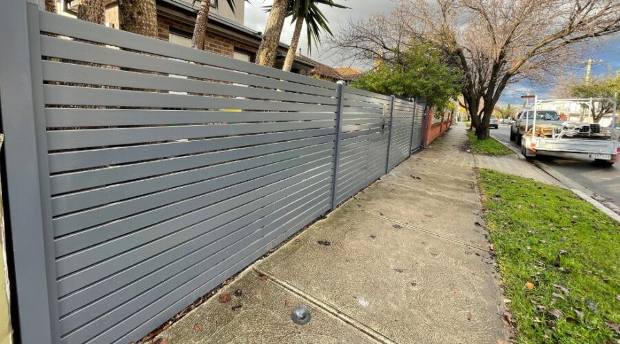 Automatic Sliding Gates - aluminium automatic sliding gate - fencing contractor in vic - fencing contractor near me - sliding gate installation in vic