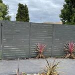 Powder Coated Aluminium horizontal Slat Fencing Cost per Metre in Melbourne - How to Install Aluminium Fencing
