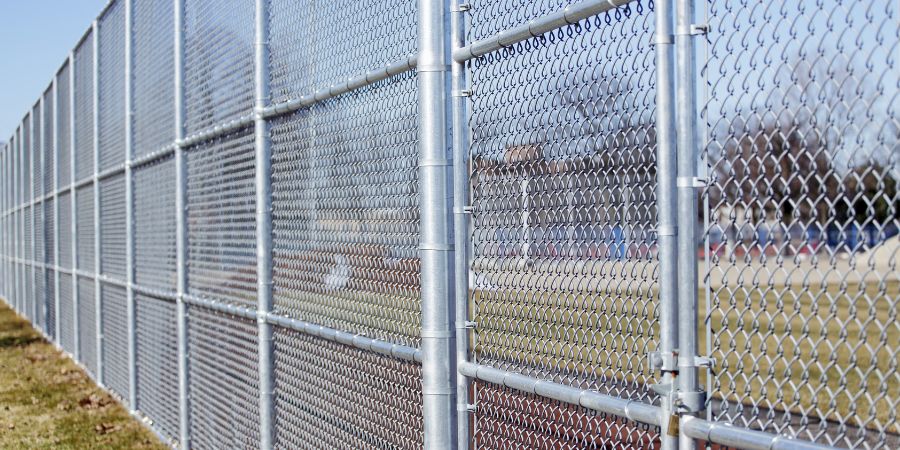 Industrial Tubular Steel Fencing
