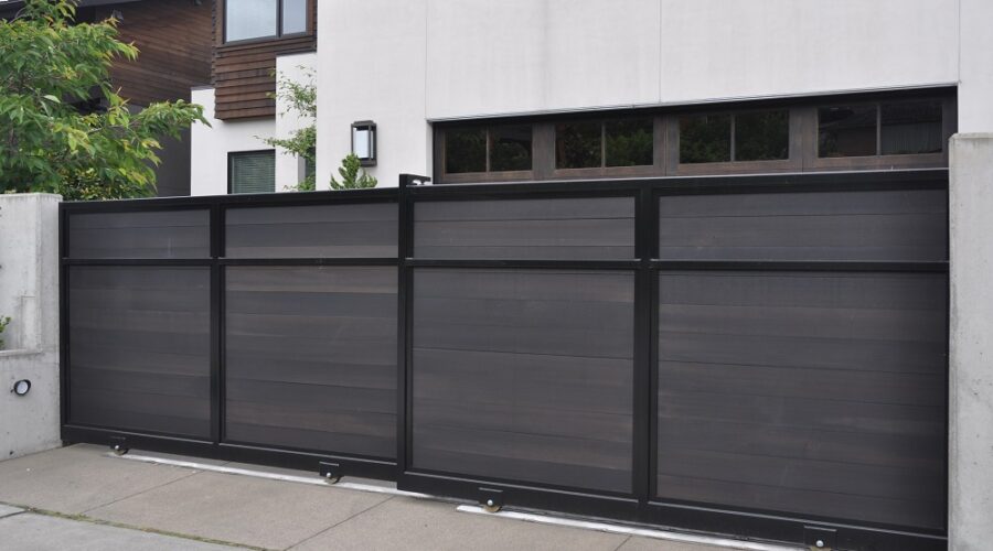 Charcoal Gray Gate Color: Urban Chic