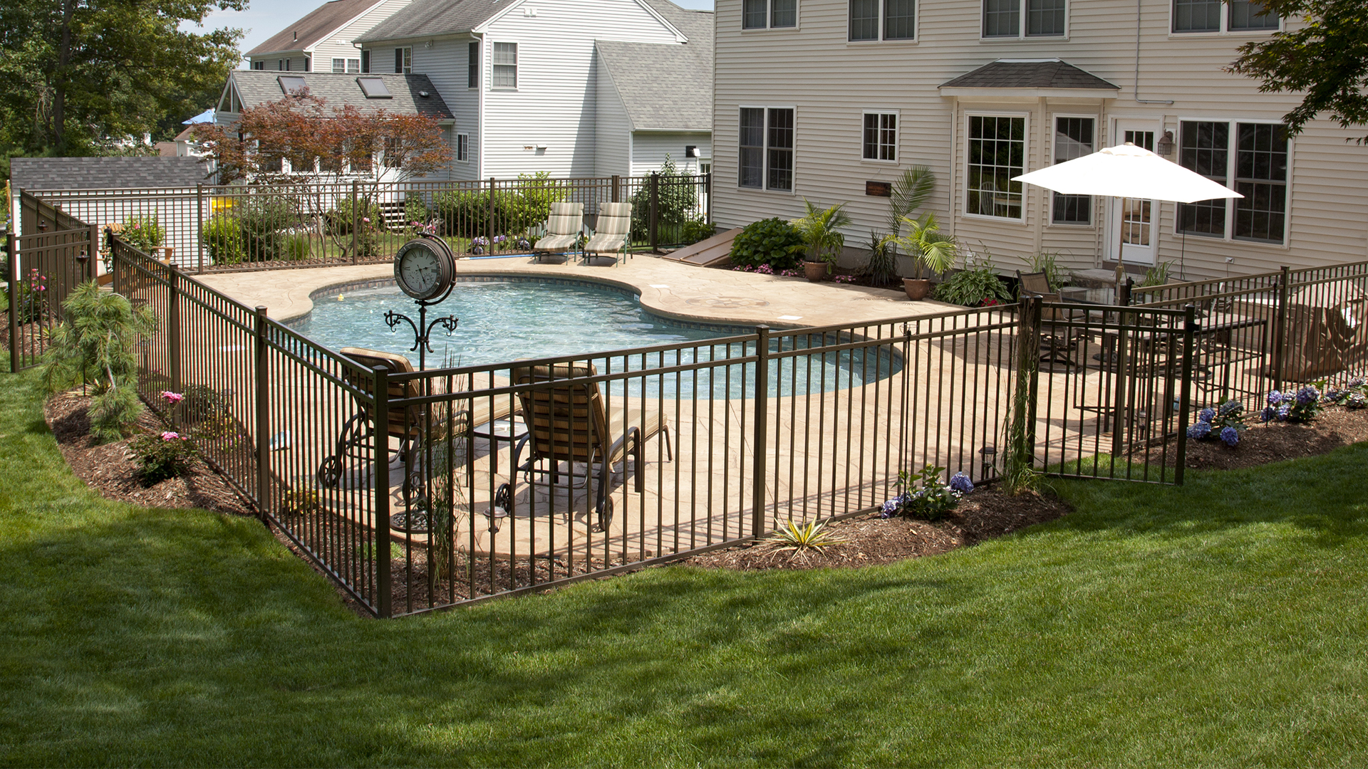 Trending Pool Fences - Black Aluminium Pool Fencing Ideas for Modern Backyards
