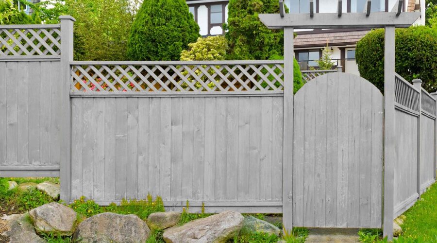 Light Smokey Gray Timber Fencing & Gates