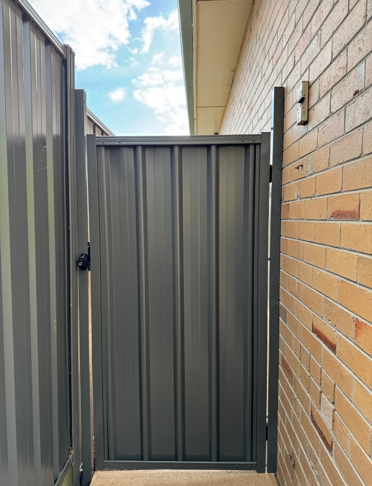 colorbond side gate