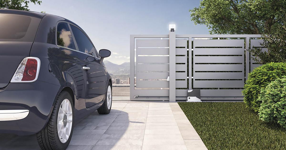 automatic sliding gates - The integration of remote gate control, CCTV, and motion sensors