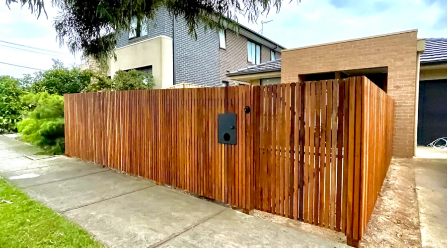 merbau fencing by pentagon - side gate installation in Melbourne - automatic sliding gates - Swing gate installation service in melbourne - top fencing contractor near me - best fencing contractor in melbourne, vic