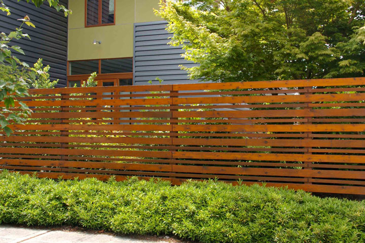 horizontal picket fences
