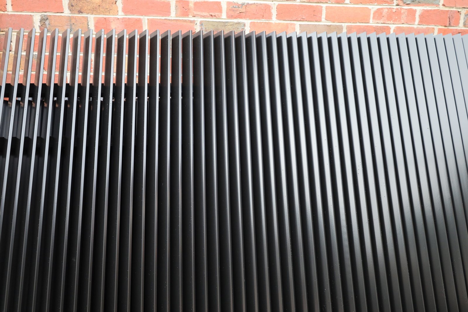 Aluminium Vertical Angled Blade Sliding Gate