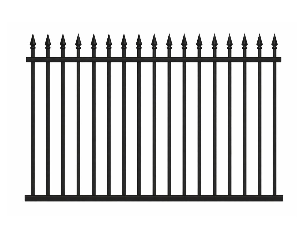Steel Tubular Spear Top Security Fencing