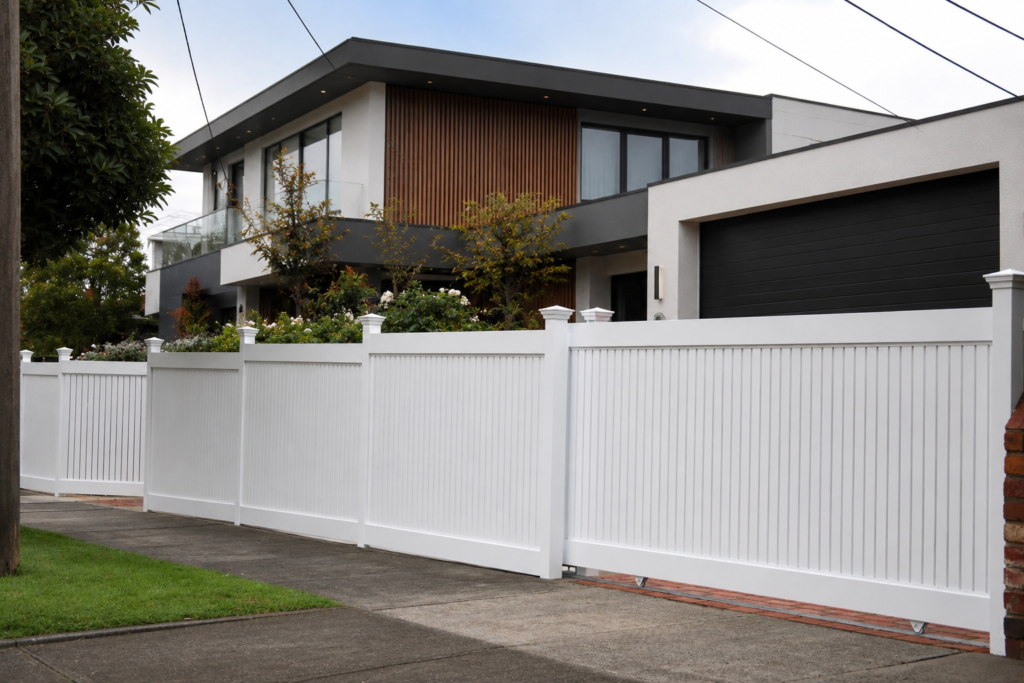 Pentagon Fencing & Gates 11 Aluminium Hampton style fencing Melbourne
