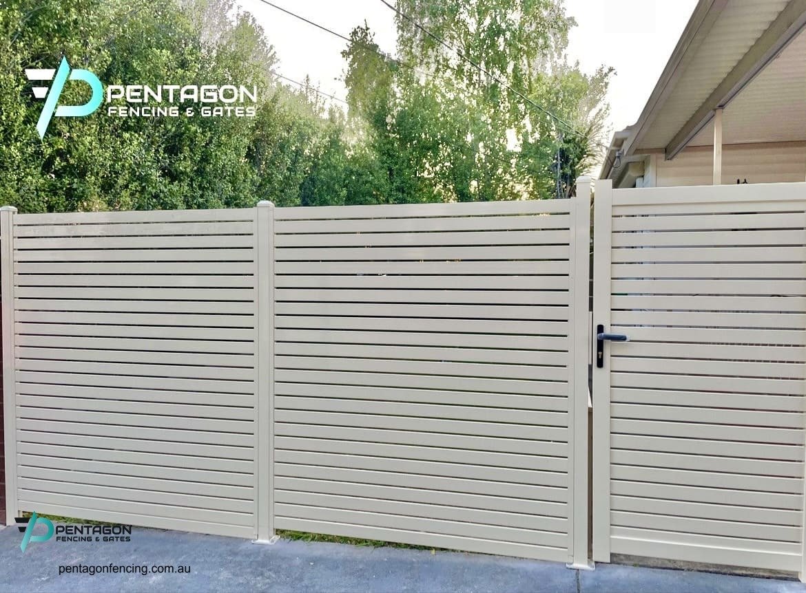 aluminium gate melbourne pentagon