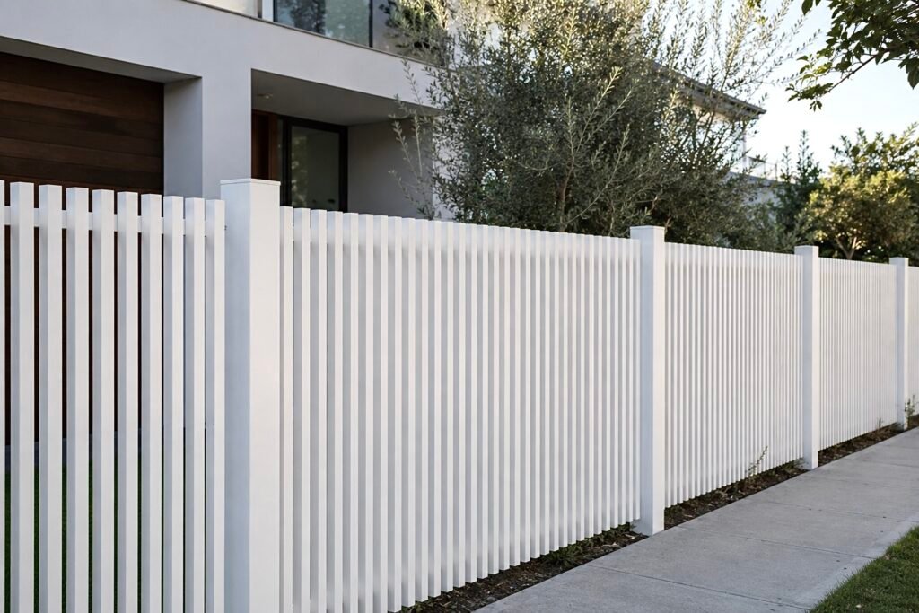 aluminium vertical batten fencing melbourne