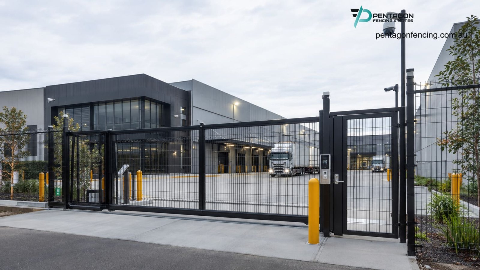 commercial warehouses security fencing