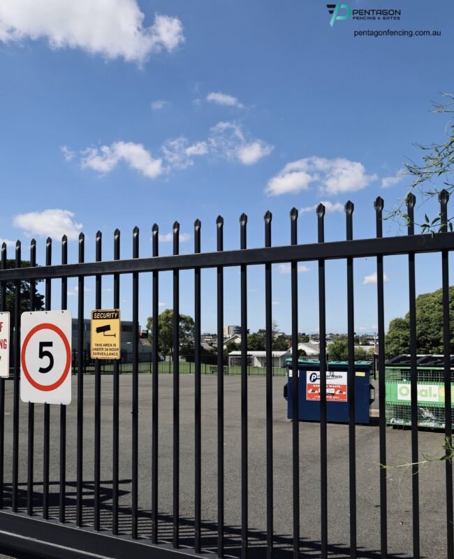 Palisade Steel Fencing Melbourne: Pressed Spear Top Security for Industrial and Commercial Sites 7 palisade steel fencing bundoora vic melbourne