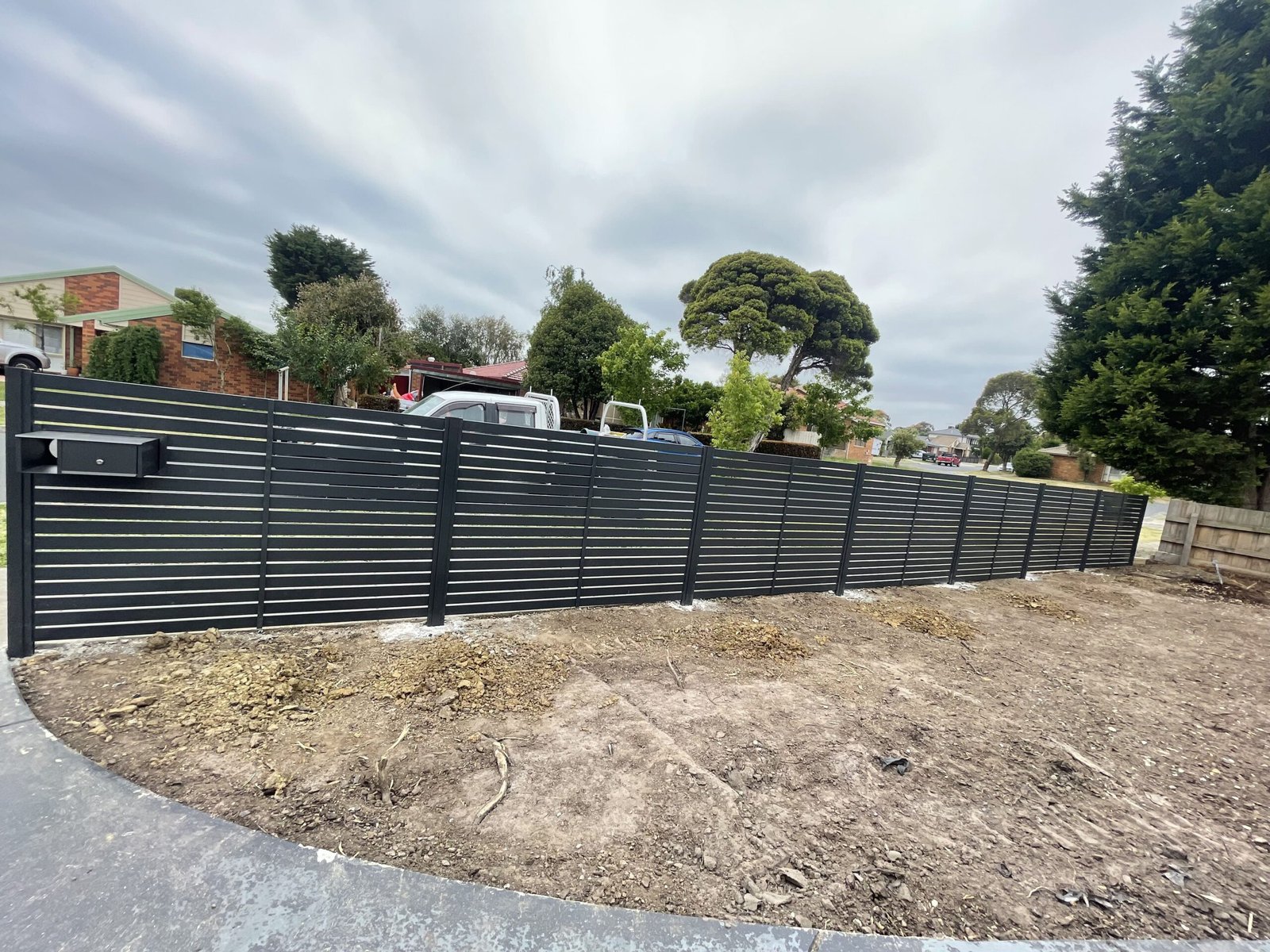 residential commercial aluminium front fence