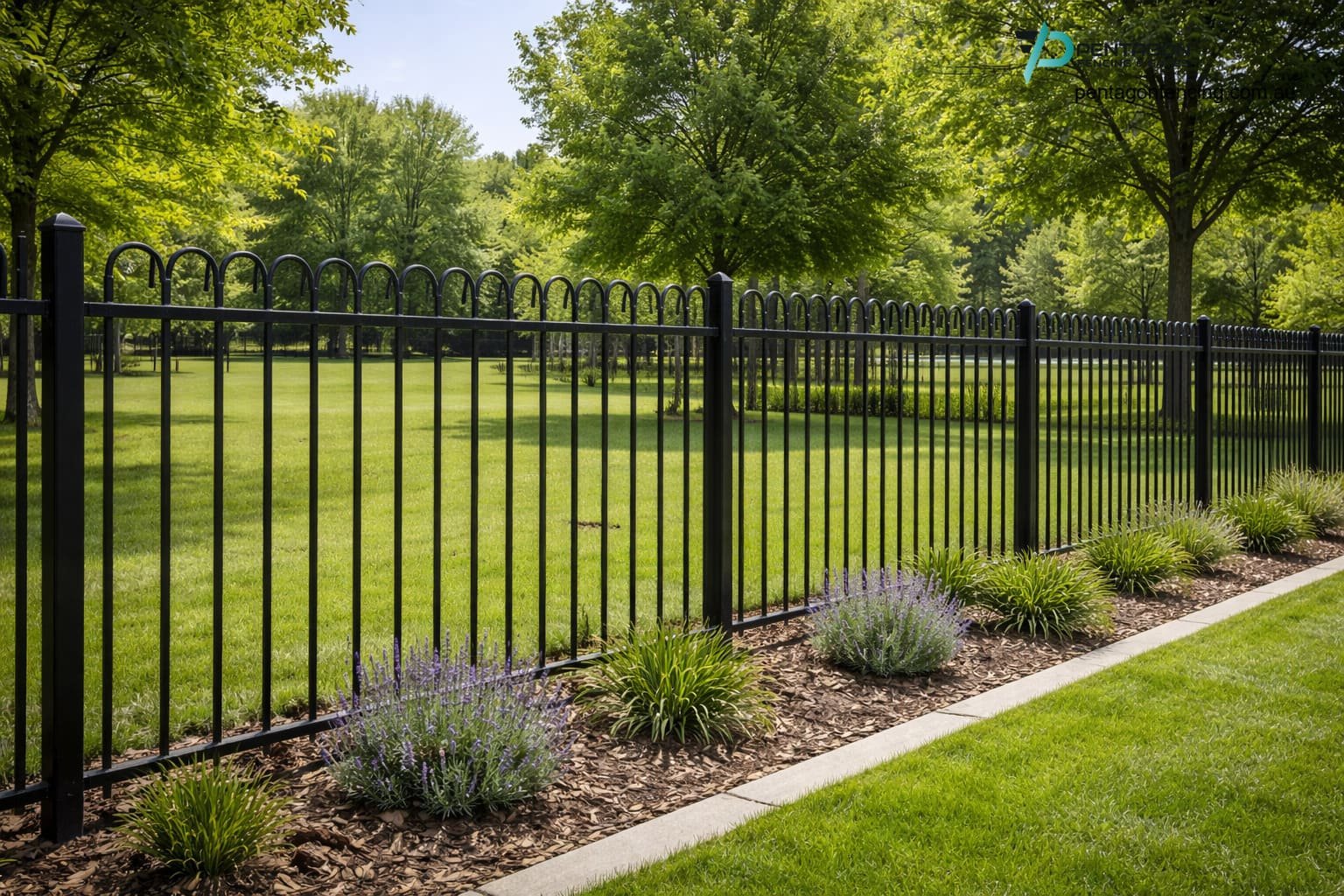 Tubular Steel Fencing Melbourne: Flat Top, Ring Top, Loop Top and Spear Top Styles Compared 5 tubular steel loop top fencing