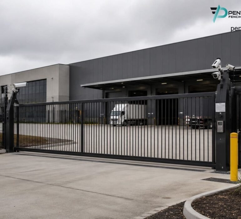 warehouse security fencing