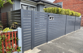 Aluminium Horizontal Slat Fence-Best fencing Contractor in Melbourne